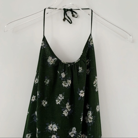 Current Elliot Green Floral Strappy Dress - Picture 4 of 8